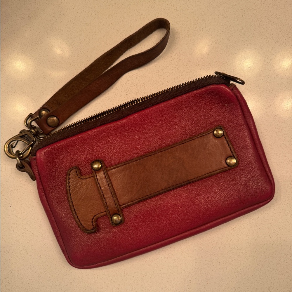 Love 41 Genuine Leather Wristlet